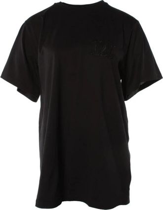 Max Mara Mango T-shirt - Dames - T-shirts - Zwart - XS - Katoen - Tops