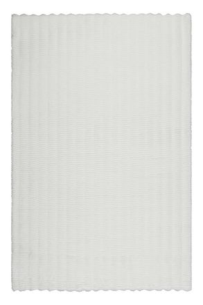 Esprit Alfombra efecto piel de conejo blanca con relieve para sal&oacute;n 120x170