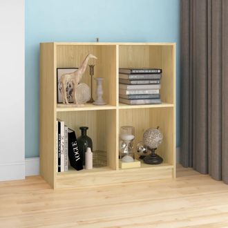 vidaXL Aparador Madera Maciza De Pino 70x33x76 Cm Vidaxl