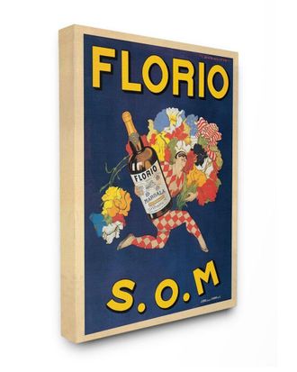 Stupell Industries Florio Vintage Poster Drink Design Wall Art