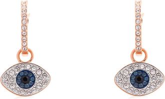 Swarovski Evil Eye Mini Hoop Earrings