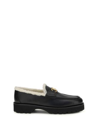 Valentino Garavani Black Logo Loafers