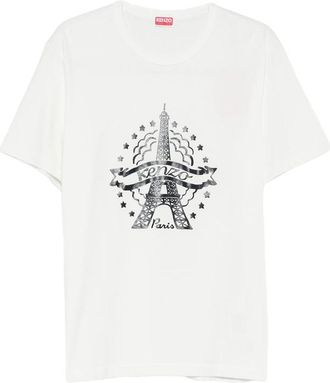Kenzo Graphic-print Crew-neck T-shirt