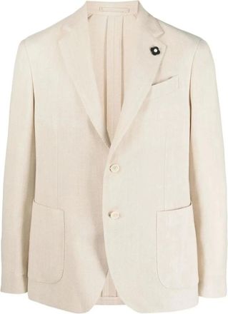 Lardini Giacca Elegante - - Jackets - Uomo - Beige - 3XL