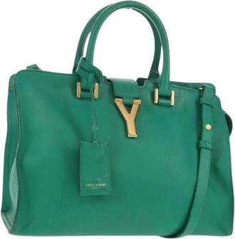 Saint Laurent Pre-owned Handbags, female, Green, Size: ONE SIZE Pre-owned Vintage Handbag
