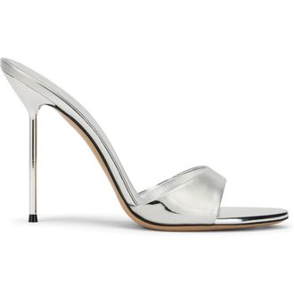 PARIS TEXAS Heeled Mules, female, Gray, Size: 11 US Mules Lidia