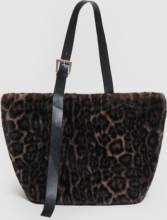 Apparis Sac Esti Fausse Fourrure Dark L&eacute;opard