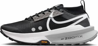 Nike Womens Zegama 2 Running Shoes In Black Wolf Grey Anthracite White
