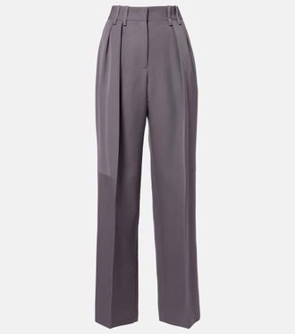 Jil Sander Pantaloni a gamba larga in lana con pince