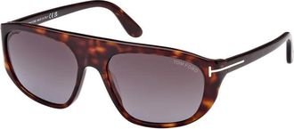 Tom Ford FT1002 52B Dark Havana/Smoke Gradient