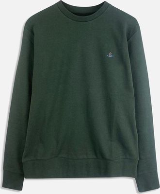 Vivienne Westwood Mens Mens Green Vivienne Westwood Raglan Sweatshirt - Size: 44