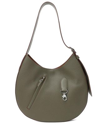 Tiffany & Fred Top-Grain Leather Hobo Bag