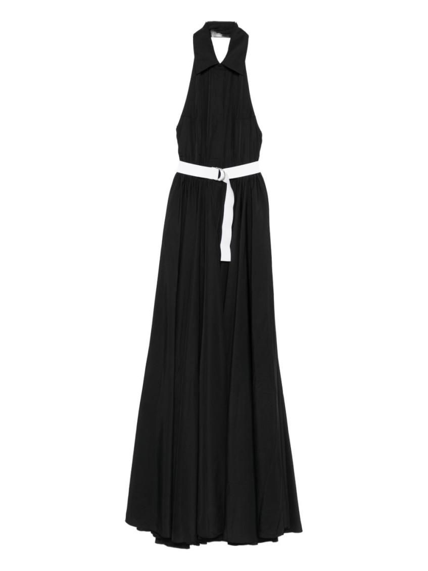 Norma Kamali Black NK Halter Flared Gown from $249.00 - on Stylight