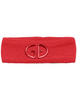 Goldbergh Logo-embroidered Rib-knit Headband - Red - One Size
