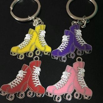 Trade Shop Trade Shop - 12 Portachiavi Porta Chiave Bomboniera Confetti Compleanno Con Pattini A Rotelle