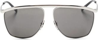 Saint Laurent SL 820 Victoire - Heren - Zonnebrillen - Grijs - ONE Size - Nylon - Accessoires