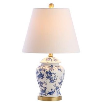 Jonathan Y Designs Penelope Chinoiserie Classic LED Table Lamp in Blue/white at Nordstrom