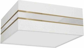 Milagro Lámpara de techo cuadrada ultimo blanco 3xE27