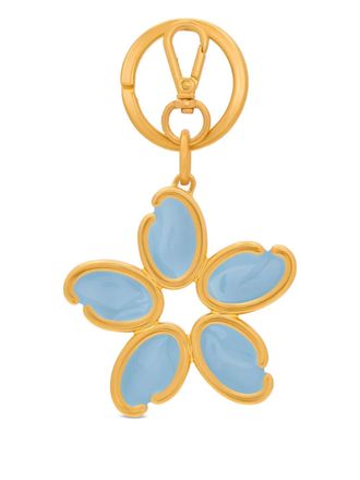 Oscar De La Renta Portachiavi con ciondolo a fiore - Oro