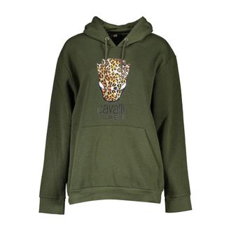 Cavalli Verde Polyester Women Womens Sweatshirt