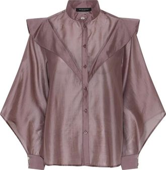 Bruuns Bazaar Camisa Desmoncus BBVicha - Blouses & Shirts - Mujer - P&uacute;rpura - 2XL