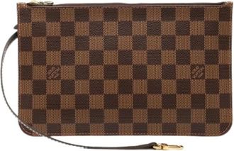 Louis Vuitton Pre-owned Clutches, female, Brown, Size: ONE SIZE Pre-owned Neverfull MM Pouch