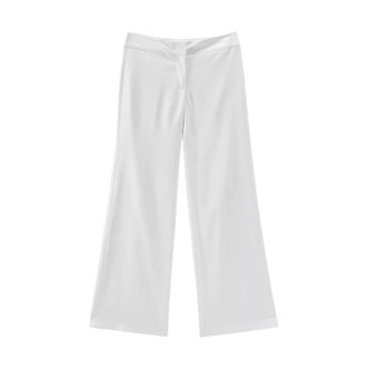 Genny Wide Trousers, female, White, S, Wide Trousers