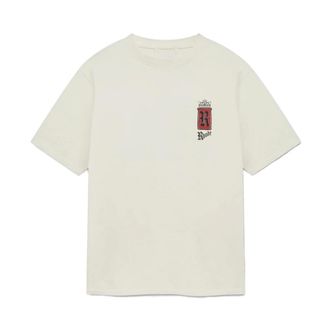 Rhude Fumar 91 T-Shirt - male - Rhude - T-Shirts - White - S - Tops