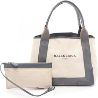Balenciaga Pre-owned Tote Bags, female, Beige, Size: ONE SIZE Pre-owned Vintage Tote Bag