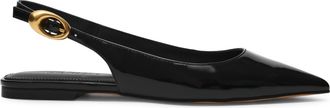 Steve Madden Ottie Flat Shoe BLACK PATENT