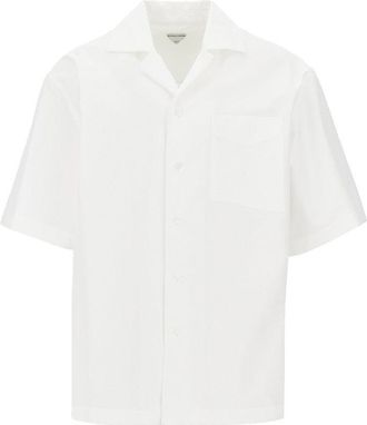 Bottega Veneta Compact cotton pyjama shirt Man 46