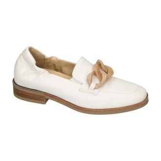 Softwaves Schoenen, Dames, Wit, 36 EU, Leer, 8.35.10 Loafer