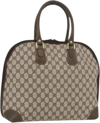 Gucci Pre-owned Handbags, female, Beige, Size: ONE SIZE Pre-owned Vintage Hand Bag
