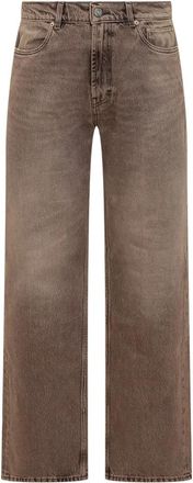 Our Legacy Carlson Cut Jeans - Heren - Regular Fit Jeans - Bruin - W32 - Katoen - Jeans