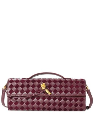 Tiffany & Fred Woven Leather Clutch