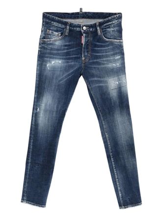 デニム・ジーパン Dsquared2 'Skater Bleached' Black Cotton Jeans Dsquared2 Skater Bleached Black Cotton Jeans from $437.00