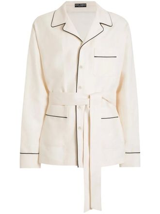 Dolce & Gabbana pyjama shirt - Neutrals