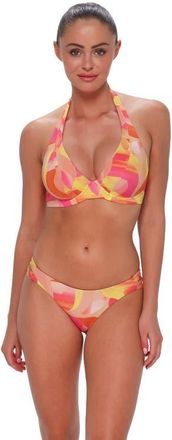 Sunsets Muse Halter Bikini Swimsuit Top - D Cup in Dreamsicle Crepe at Nordstrom, Size 34