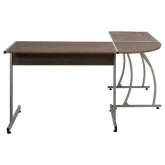 Berkfield Home Decorative Corner Desk Brown Engineered Wood