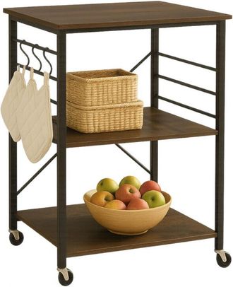 OEM Estanter&iacute;a Marr&oacute;n Oscuro Para Cocina Loft Begryf 90x40x84