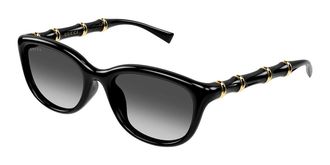 Gucci GG2062SA Asian Fit 001 Womens Sunglasses Black Size 54