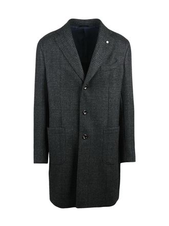 Lubiam Grey Virgin Wool Coat