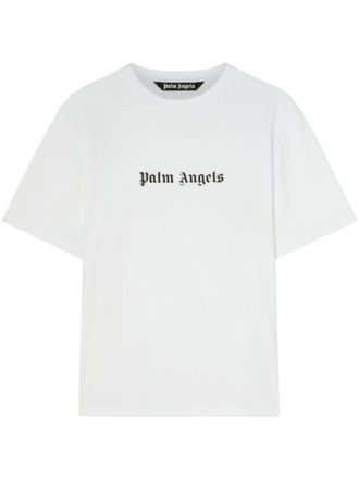Palm Angels White Logo T-shirt