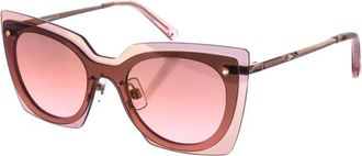 Swarovski Ovale acetaat zonnebril met UV-bescherming - Dames - Zonnebrillen - Rood - ONE Size - Accessoires