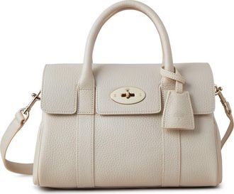 Mulberry Small Bayswater Satchel in Chalk at Nordstrom
