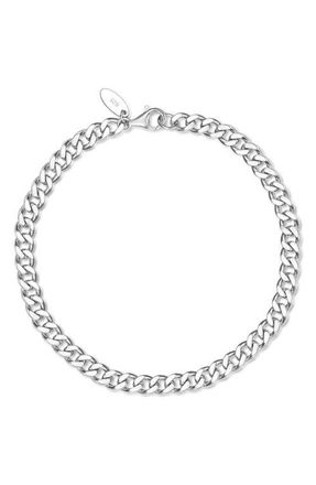 Lafonn Large Cleo Cuban Bracelet in Silver at Nordstrom, Size 8