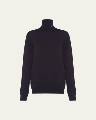 Prada Superfine Wool Turtleneck Sweater