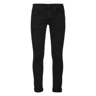 Dondup Heren, Jeans, Zwart, Maat: W34