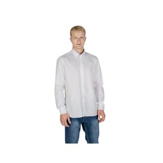 Aquascutum Club Check Overhemd Lange Mouw - Heren - Casual Overhemden - Wit - 2XL - Katoen - Overhemden