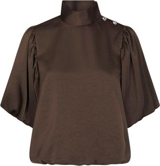 Neo Noir Donna, Camicette, Marrone, 2Xl, new
